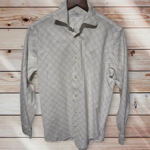 Banana Republic Button Front Shirt White Size Small